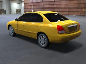 hyundai avante 2001 3D Model