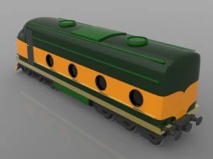 train engine 3D Model