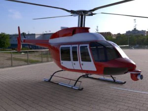 campana 407 jetranger Modello 3D