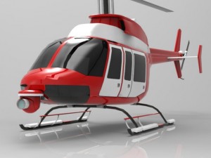 bell 407 jetranger 3D Model