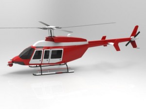 bell 407 jetranger 3D Model