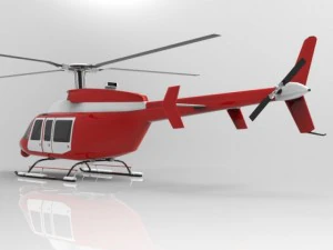 bell 407 jetranger 3D Model