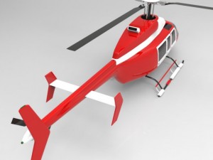 bell 407 jetranger 3D Model