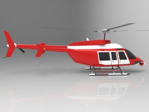 bell 407 jetranger 3D Model