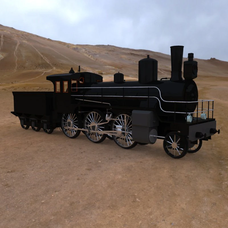 train wwi ng series 3D Model .c4d .max .obj .3ds .fbx .stl .blend 