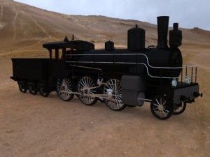 train wwi ng series 3D Model