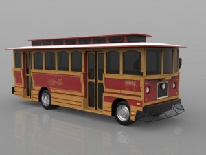 trolley Modelo 3D