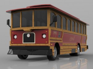 trolley Modelo 3D