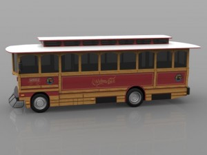 trolley Modelo 3D