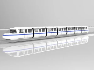 monorail 3D Model