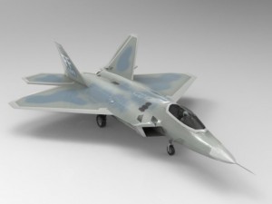 f22 raptor 3D मॉडल