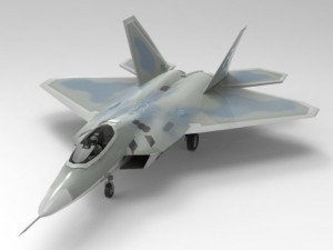 f22 raptor 3D मॉडल