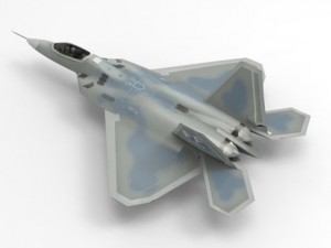 f22 raptor 3D मॉडल