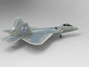 f22 raptor 3D मॉडल