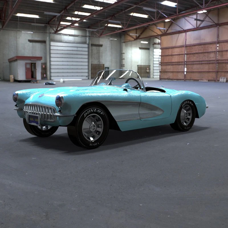 chevrolet corveta Modelo 3D .c4d .max .obj .3ds .fbx .stl .blend 