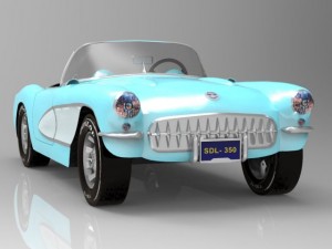chevrolet corvette Modelo 3D