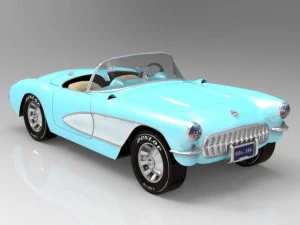 chevrolet corveta Modelo 3D
