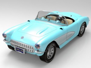 chevrolet corvette Modelo 3D