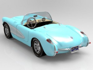 chevrolet corvette Modelo 3D