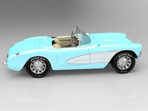 chevrolet corvette Modelo 3D