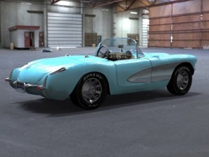 chevrolet corvette Modelo 3D