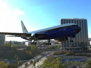 commercial passenger aircraft boeing 767 3D Model