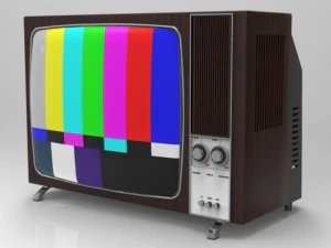 televisione 1970 Modello 3D