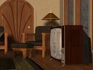 television 1970 3D Модель