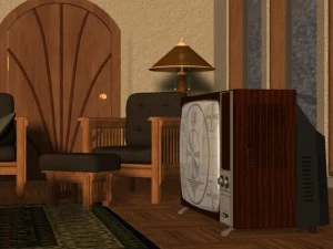 television 1970 3D Model
