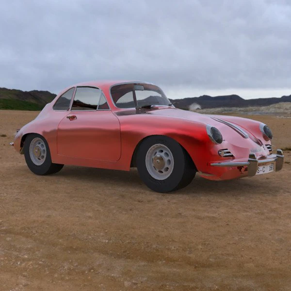 porsche 356 3D Model .c4d .max .obj .3ds .fbx .stl .blend 