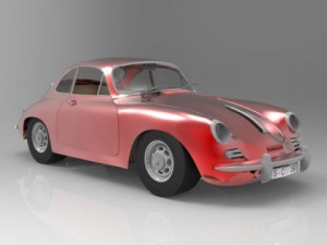 porsche 356 3D Модель