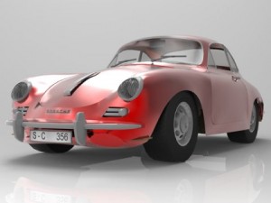 porsche 356 3D Модель