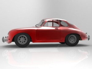 porsche 356 3D Модель