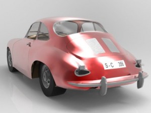 porsche 356 3D Модель
