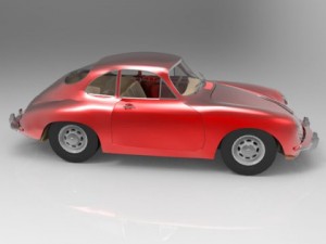 porsche 356 3D Модель