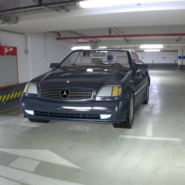 mercedes s600 Modelo 3D .c4d .max .obj .3ds .fbx .stl .blend 