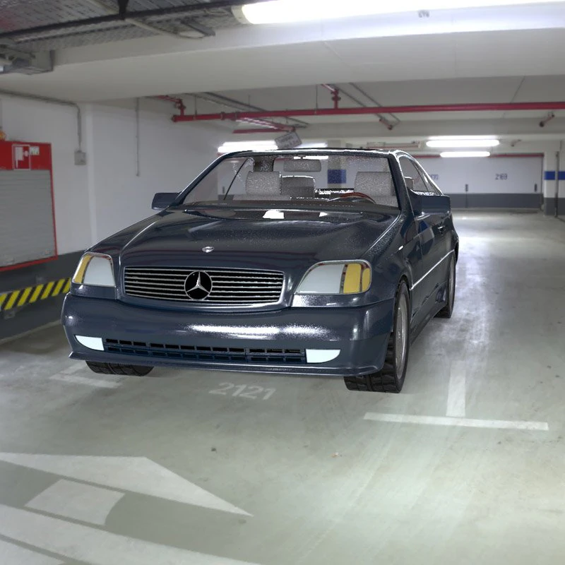 mercedes s600 3D Model .c4d .max .obj .3ds .fbx .stl .blend 
