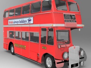 bus aec london 3D 模型