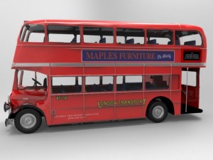 bus aec london 3D 模型