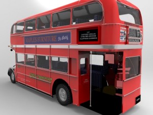 bus aec london 3D 模型