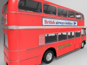bus aec london 3D 模型