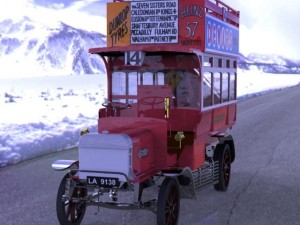 1910 bus 3D मॉडल