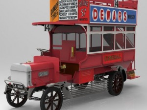 1910 bus 3D Model
