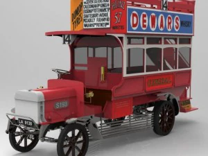 1910 bus 3D Model
