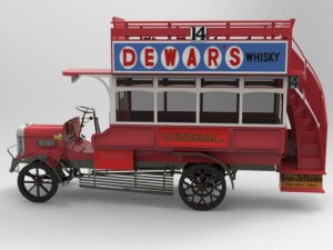 1910 bus 3D Model