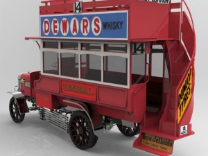 1910 bus 3D Model