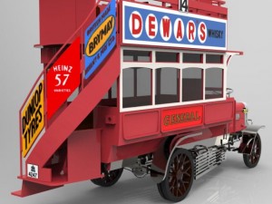 1910 bus 3D Model
