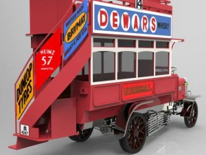 1910 bus 3D Model