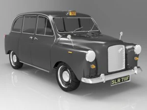 london taxi 3D Model