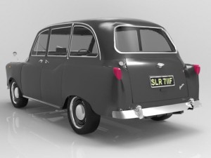 london taxi Model 3D